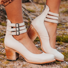 Victoria's™ - Vintage Eleganz Leder Heels