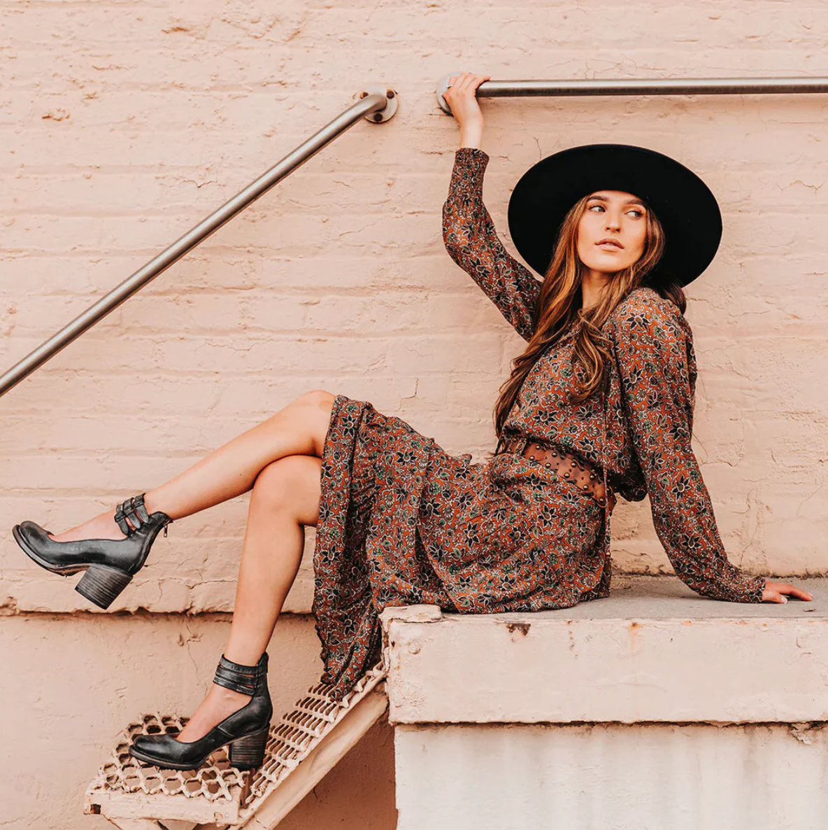 Victoria's™ - Vintage Eleganz Leder Heels