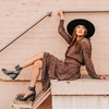 Victoria's™ - Vintage Eleganz Leder Heels