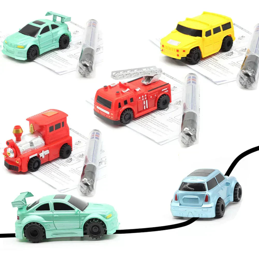 Das magische Auto, das Ihren Zeichnungen wie von Zauberhand folgt