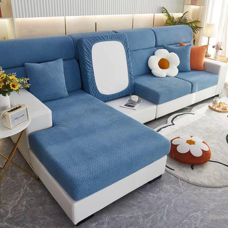 Haustierfeste Stretch-Sofabezüge – Schutz vor Pfoten, Fell & Kratzern