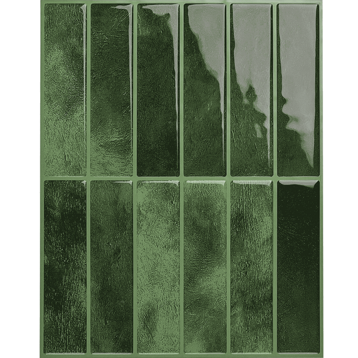 Grüne Wälder| Selbstklebende Kunstfliesenwand