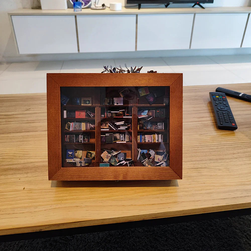 Serinity™ | Angstlinder-Regal (enthält 200 Bücher)