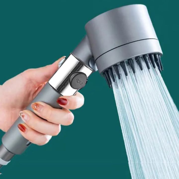 Wellnesskopf | Multifunktionales Hochdruck-Duschkopf-Set