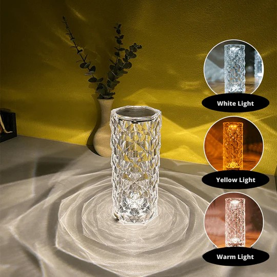LumiKristall™ – Stilvolle LED-Tischlampe im Kristall-Design