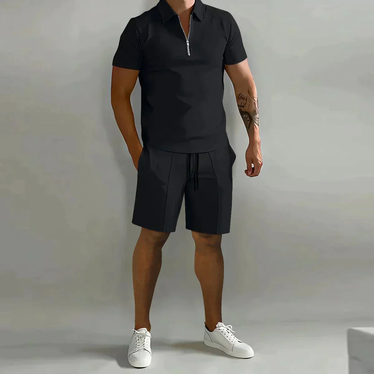Polo-Set mit kurzer Hose