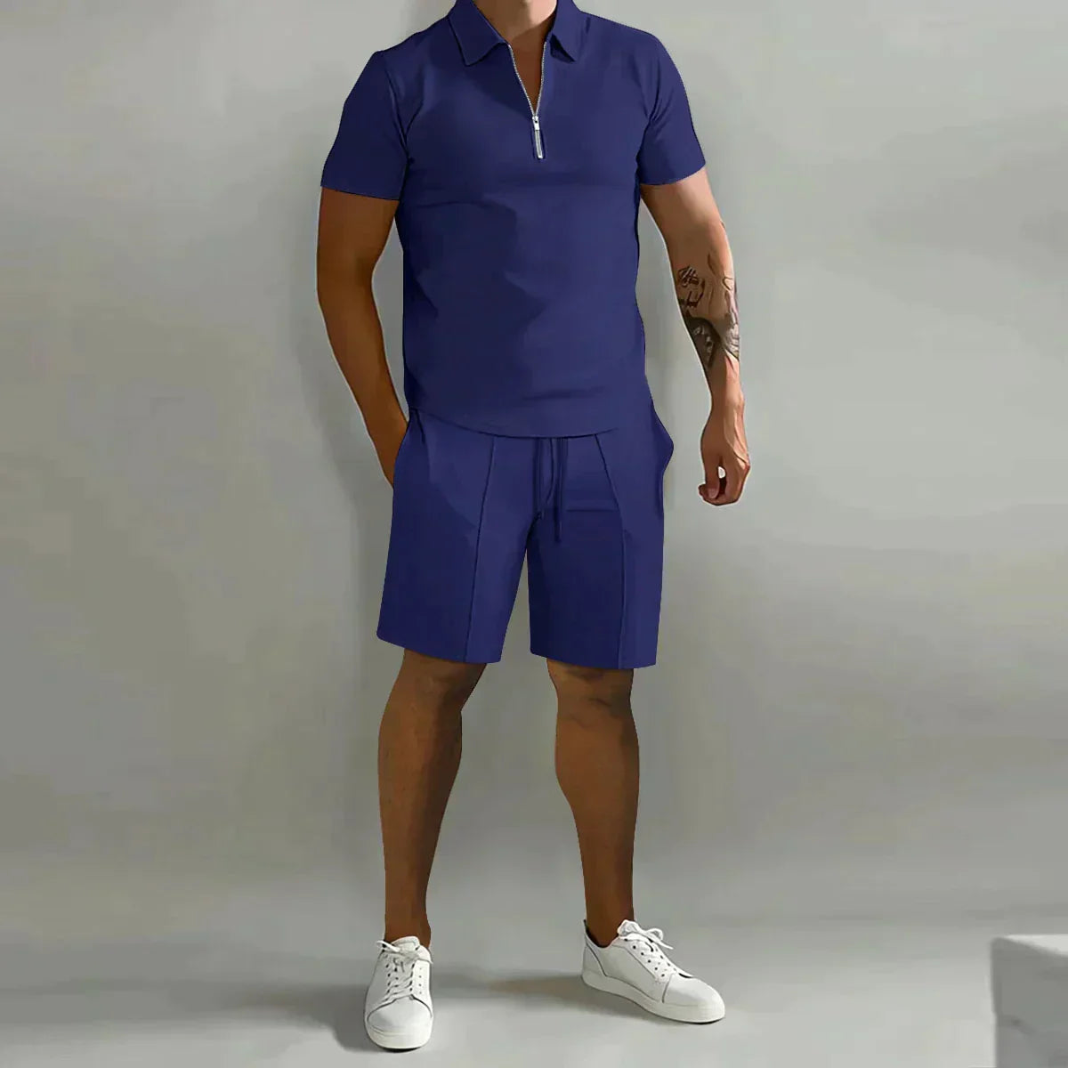 Polo-Set mit kurzer Hose