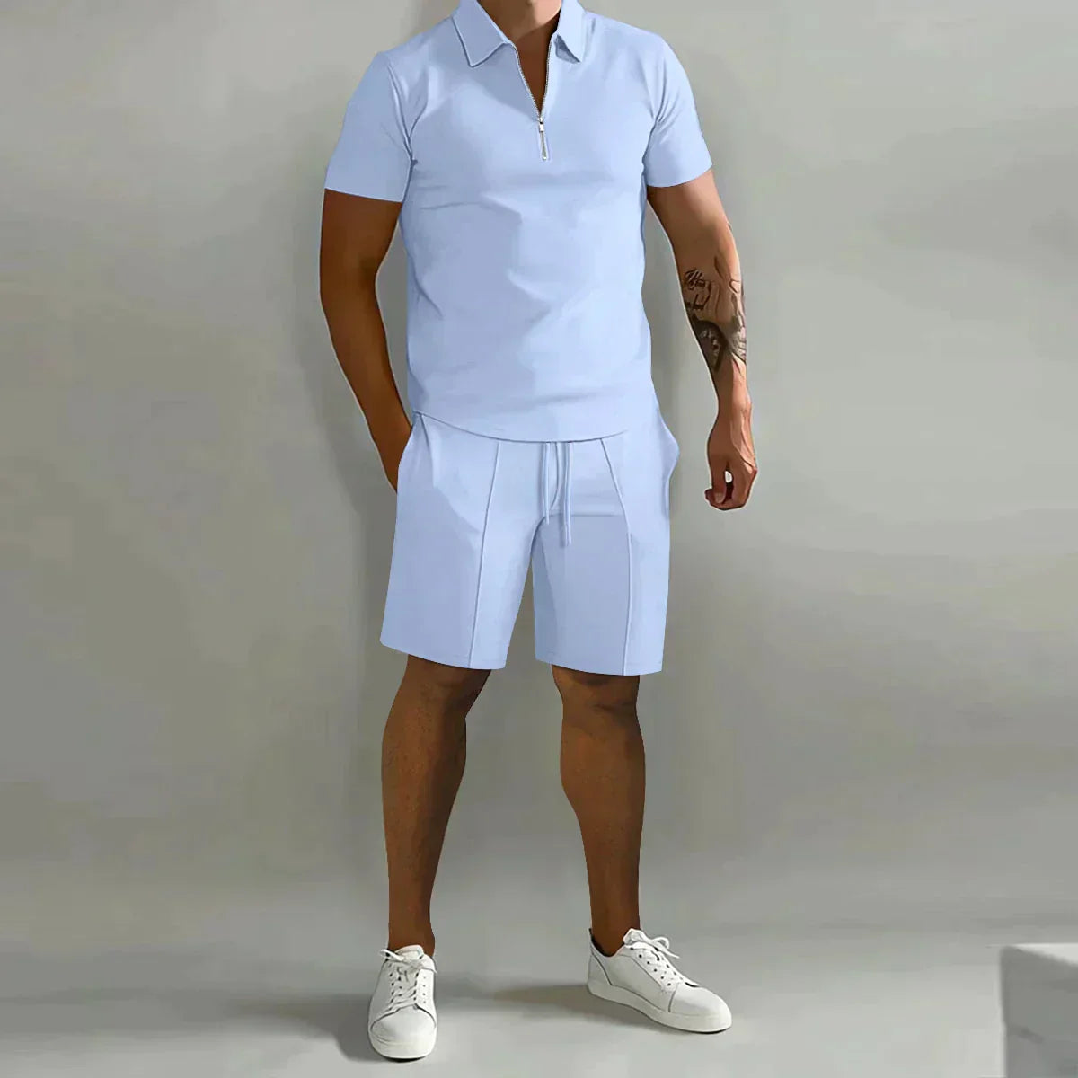 Polo-Set mit kurzer Hose