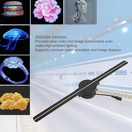 3D-Hologramm LED Lüfter Projektor