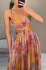 Giselle™ – Florales Maxikleid mit Cut-Out-Taille und Tüllrock