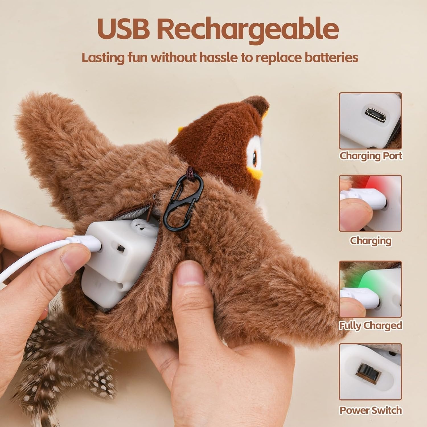 ChirpBuddy – Interaktives Vogelspielzeug für Katzen