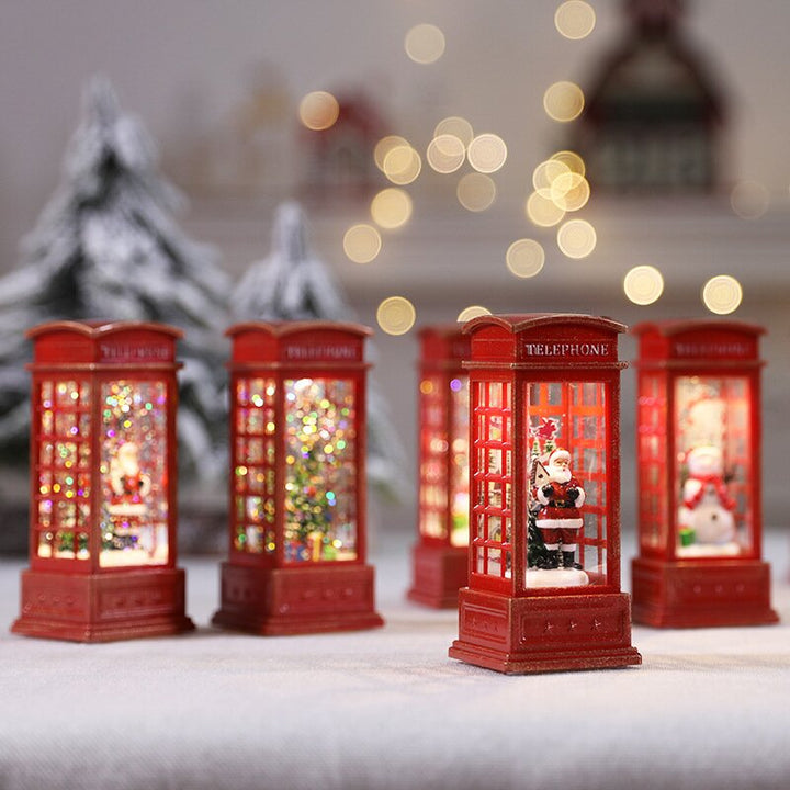 LED-beleuchteter Weihnachtslaterne mit Drehfunktion – Früher Weihnachtsverkauf