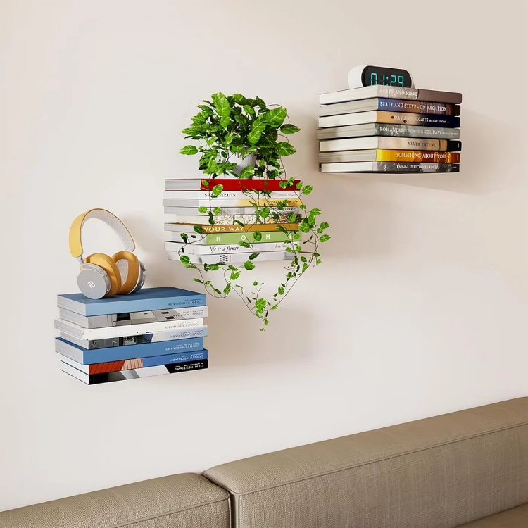 Shelfy™ | Präsentieren Sie Ihre Bücher wie mit Magie mit diesem unsichtbaren Regal