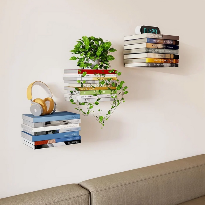 Shelfy| Präsentieren Sie Ihre Bücher wie mit Magie mit diesem unsichtbaren Regal