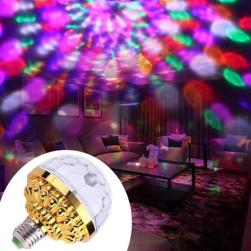 RGB Strobe LED Rotierende Glühbirne – Erschaffen Sie eine Partyatmosphäre mit bunten Lichtern!