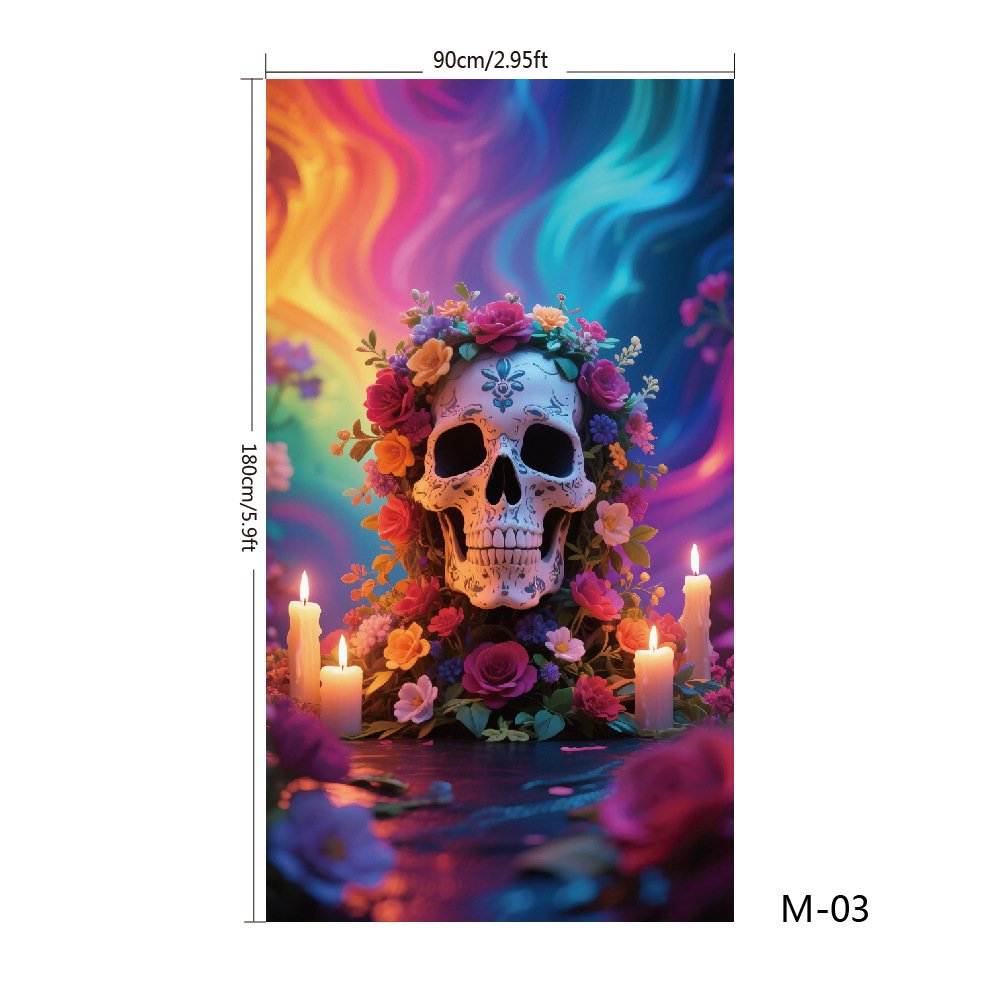 2025 Weihnachts- und Halloween-Türdekoration