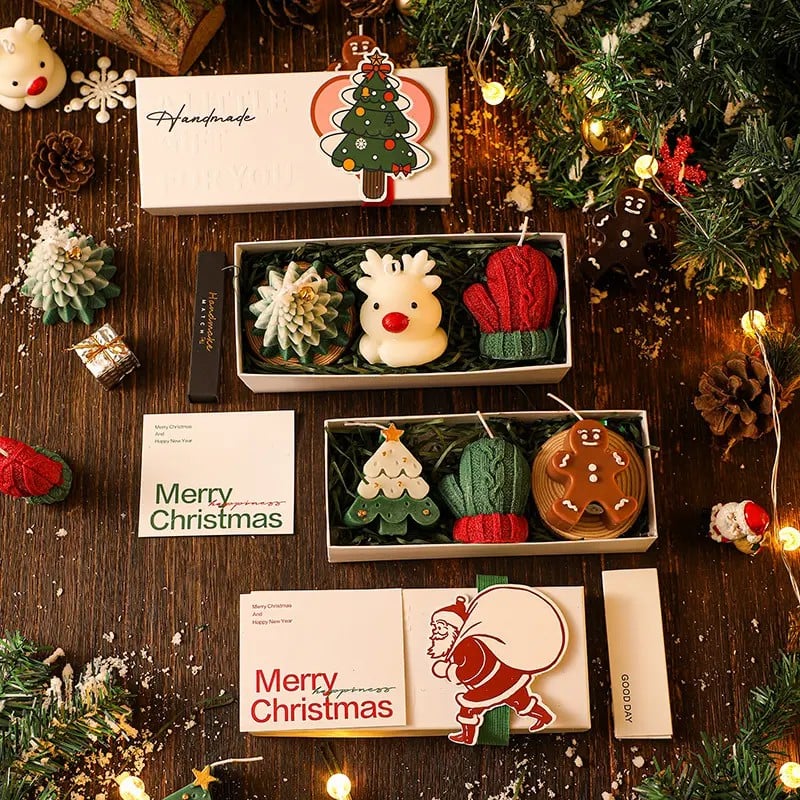 Weihnachts-Duftkerzen-Set