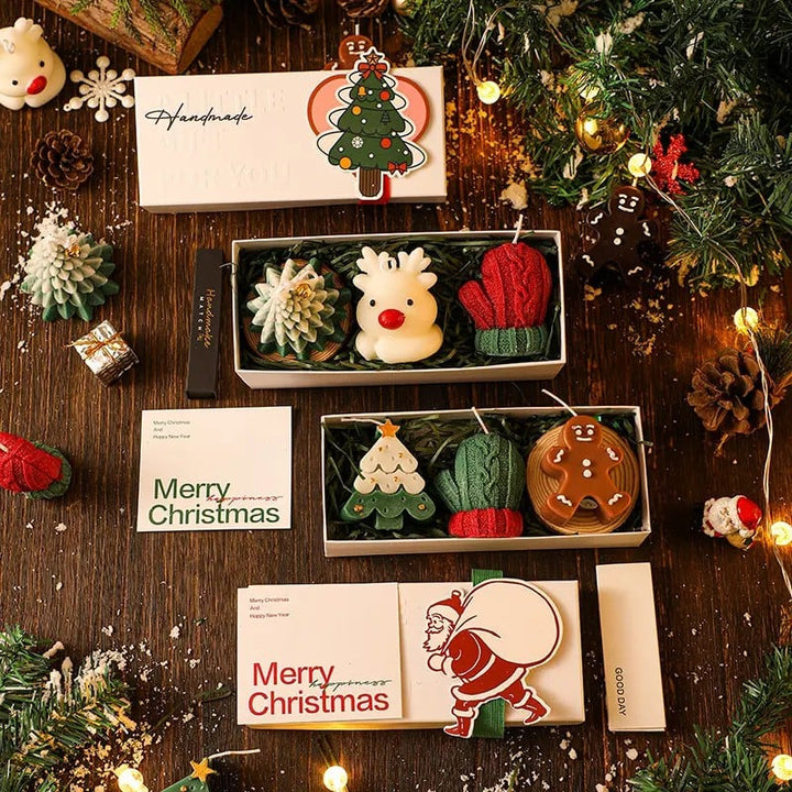 Weihnachts-Duftkerzen-Set