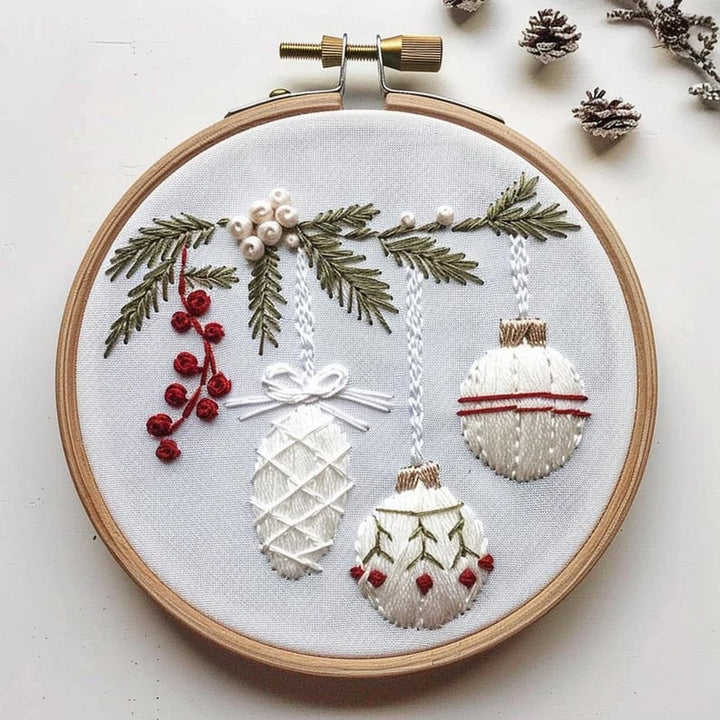 Weihnachtliches Stickset