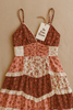 Jessica™ | Blumiges zeitloses Patchwork-Maxikleid