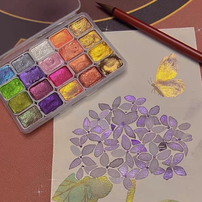 Aquarell Pearl™ Pro – Glänzende Farben mit Wow-Effekt