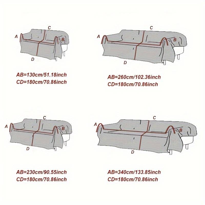 lusailstore - Weihnachts-Sofaüberwurf mit Motiv