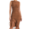 Charlotte™ | Rüschensatz Midi-Kleid - TikTok Exklusiv
