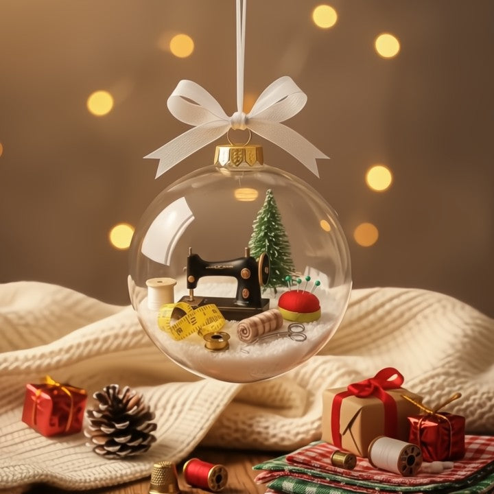 Nähen Schneekugel-Glasornament – Verleiht Ihrem Feiertagsdekor Charme