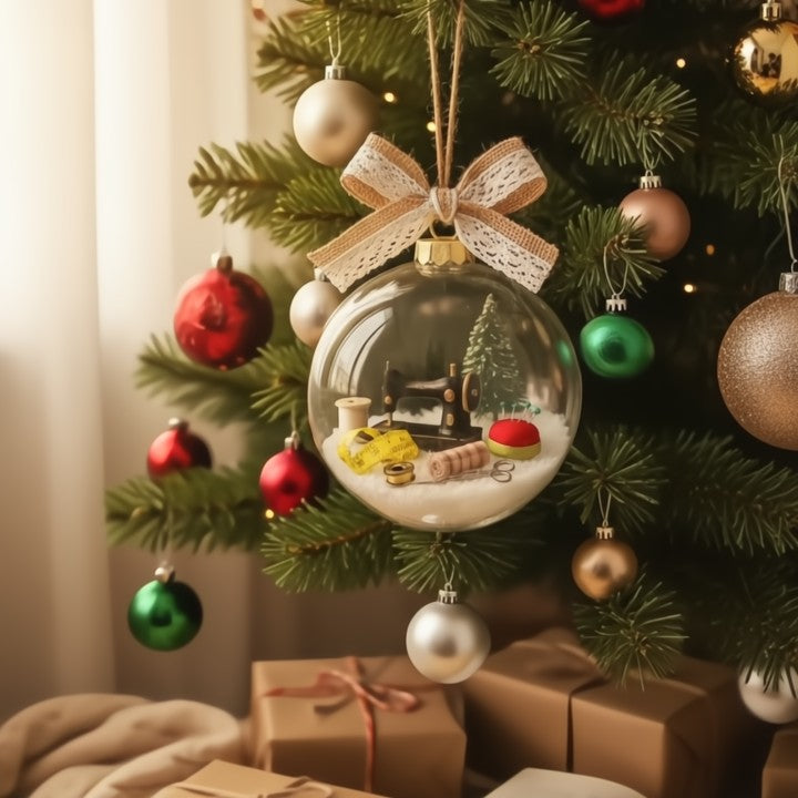Nähen Schneekugel-Glasornament – Verleiht Ihrem Feiertagsdekor Charme