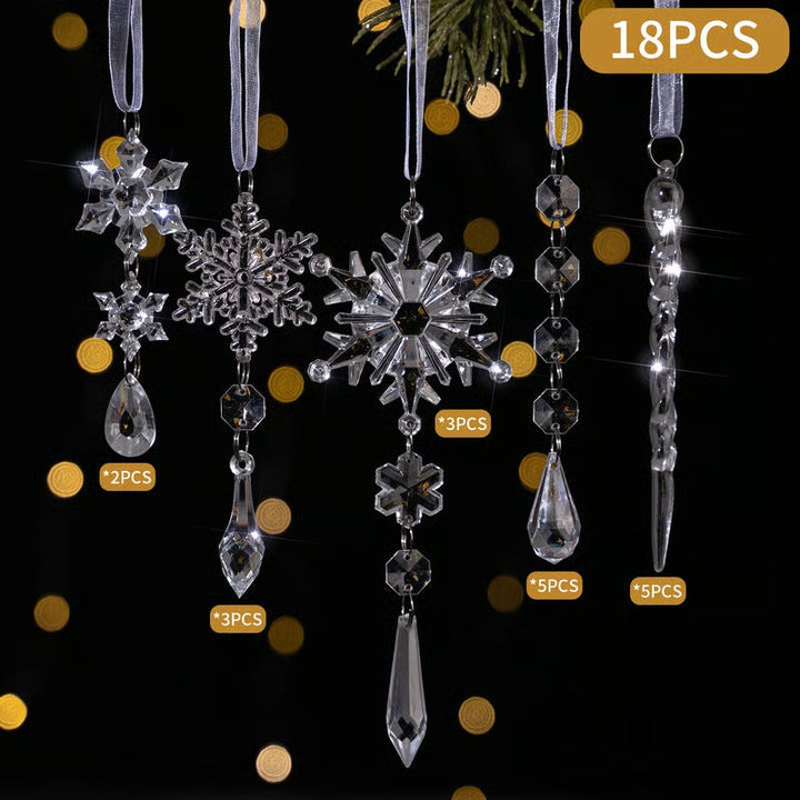 18-teiliger Weihnachtsbaumschmuck-Set — Zeitloser Glanz für Ihren Tannenbaum