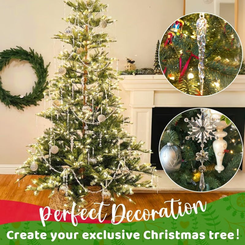 18-teiliger Weihnachtsbaumschmuck-Set — Zeitloser Glanz für Ihren Tannenbaum