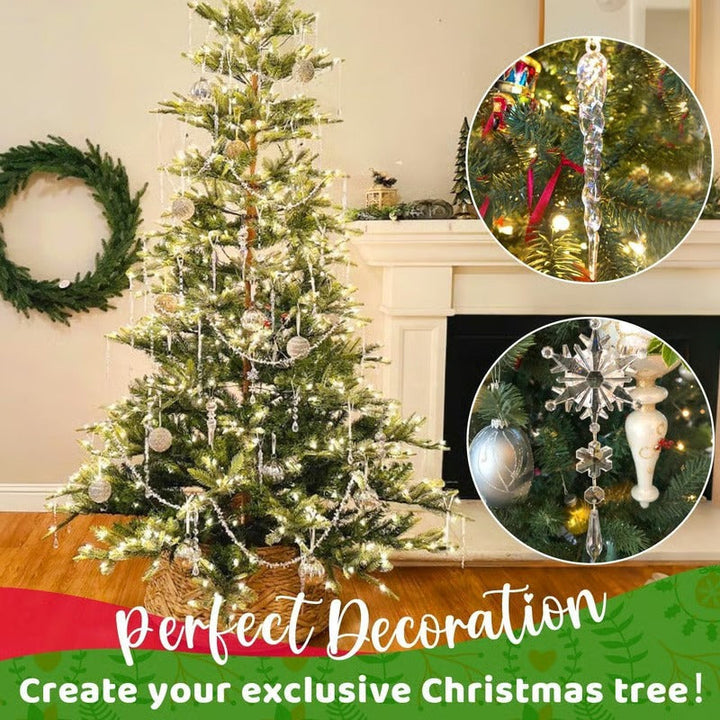 18-teiliger Weihnachtsbaumschmuck-Set — Zeitloser Glanz für Ihren Tannenbaum