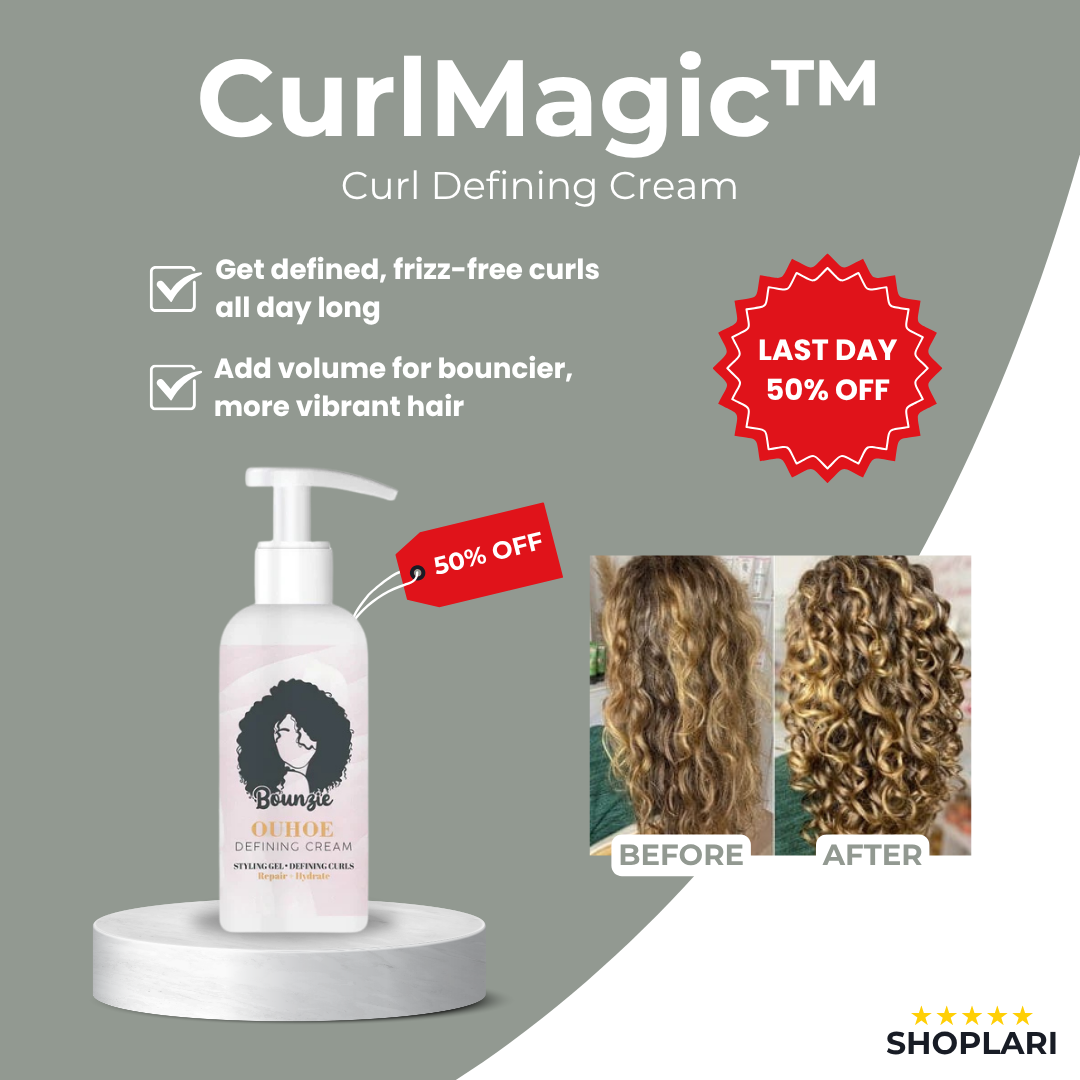 CurlMagic™ Locken definierende Creme | Letzter Tag 50 % RABATT