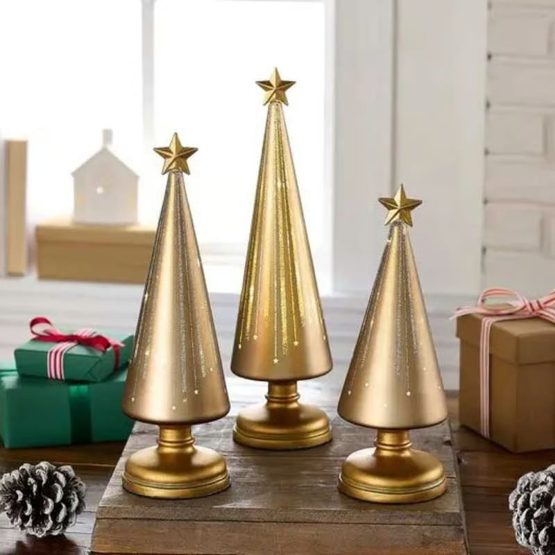 Leuchtende festliche Weihnachtsdekorationen