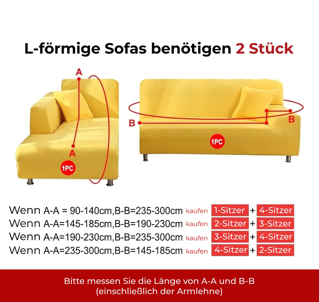 SofaGuard| Elastischer Sofabezug aus Samt, der Ihr Geld spart