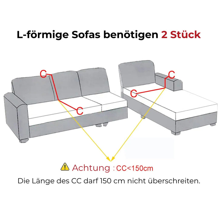 SofaGuard| Elastischer Sofabezug aus Samt, der Ihr Geld spart