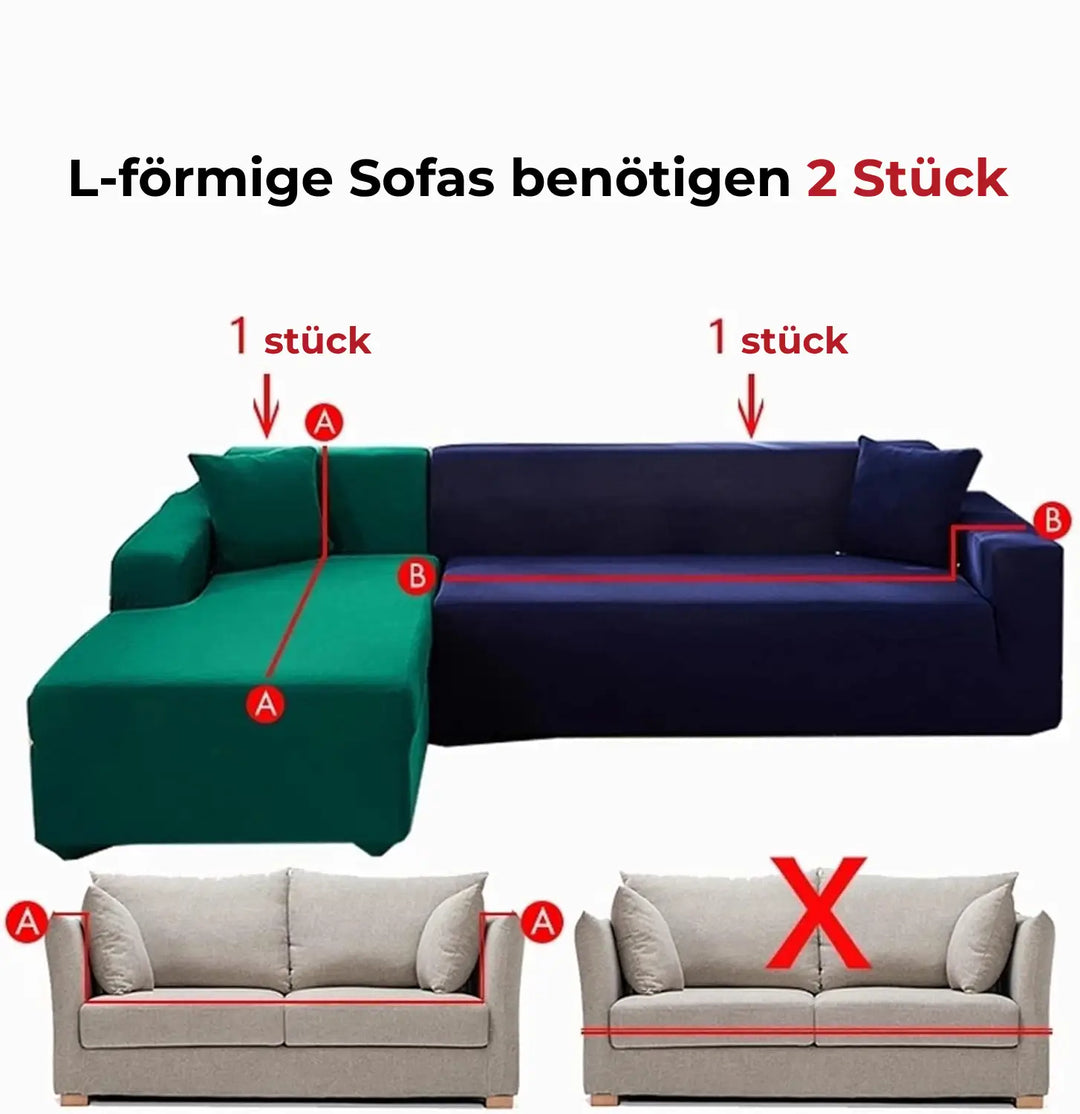 SofaGuard| Elastischer Sofabezug aus Samt, der Ihr Geld spart