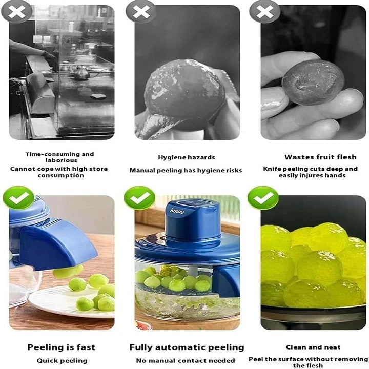 SwiftPeel™ – Automatischer wiederaufladbarer Fruchtpeeler