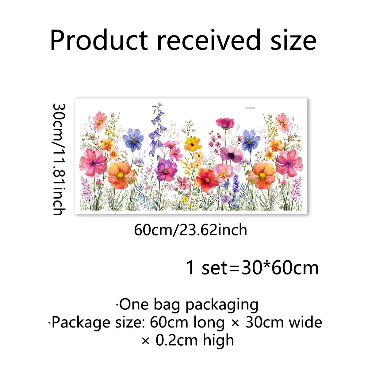1+1 Gratis | Bunte Blumenaufkleber für deine Fenster!