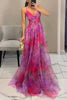 Giselle™ – Florales Maxikleid mit Cut-Out-Taille und Tüllrock