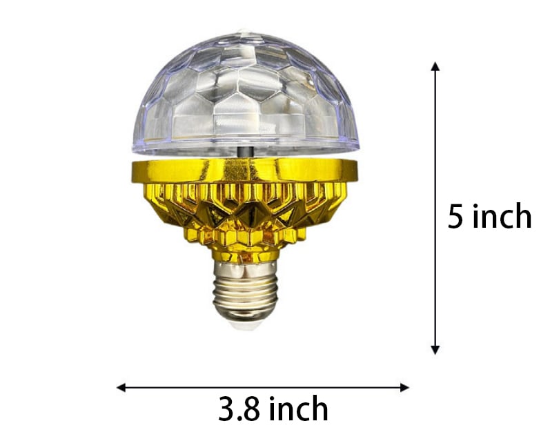 RGB Strobe LED Rotierende Glühbirne – Erschaffen Sie eine Partyatmosphäre mit bunten Lichtern!