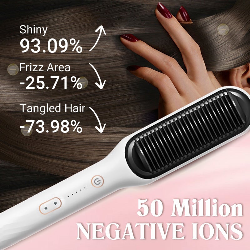 Negativ-Ionen-Haarglätter Styling-Kamm