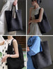 Handgefertigte Oversized-Leder-Tote, Leder-Schultertasche Handtasche