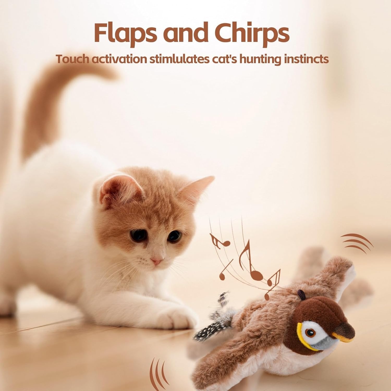 ChirpBuddy – Interaktives Vogelspielzeug für Katzen