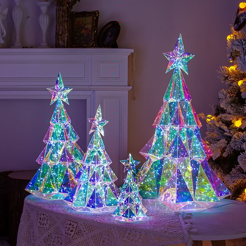 🎅 Früher Weihnachtssale 🎅✨Weihnachtliche reguläre holographische Innen- und Außenfigur mit Fernbedienung