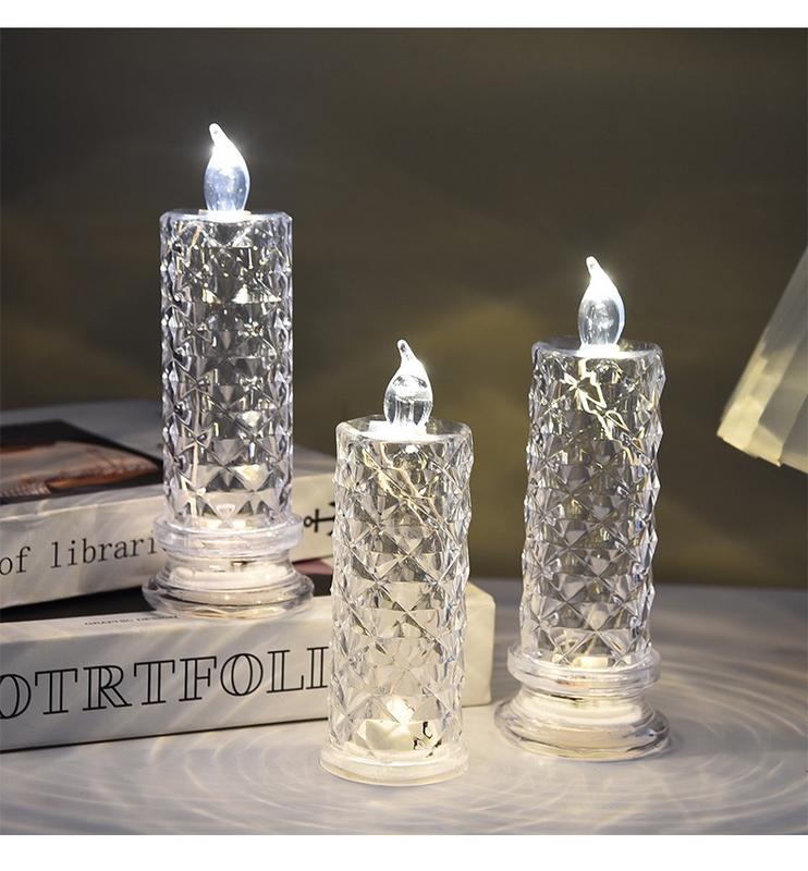 LED Kristall Kerzenlichter