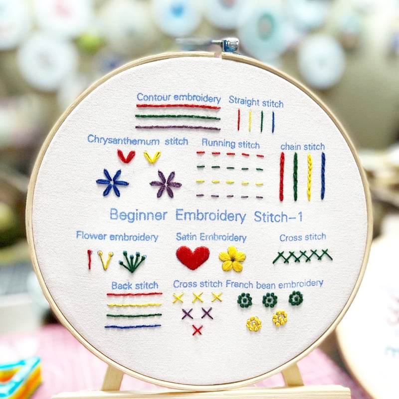 Stickerei-Set für Anfänger