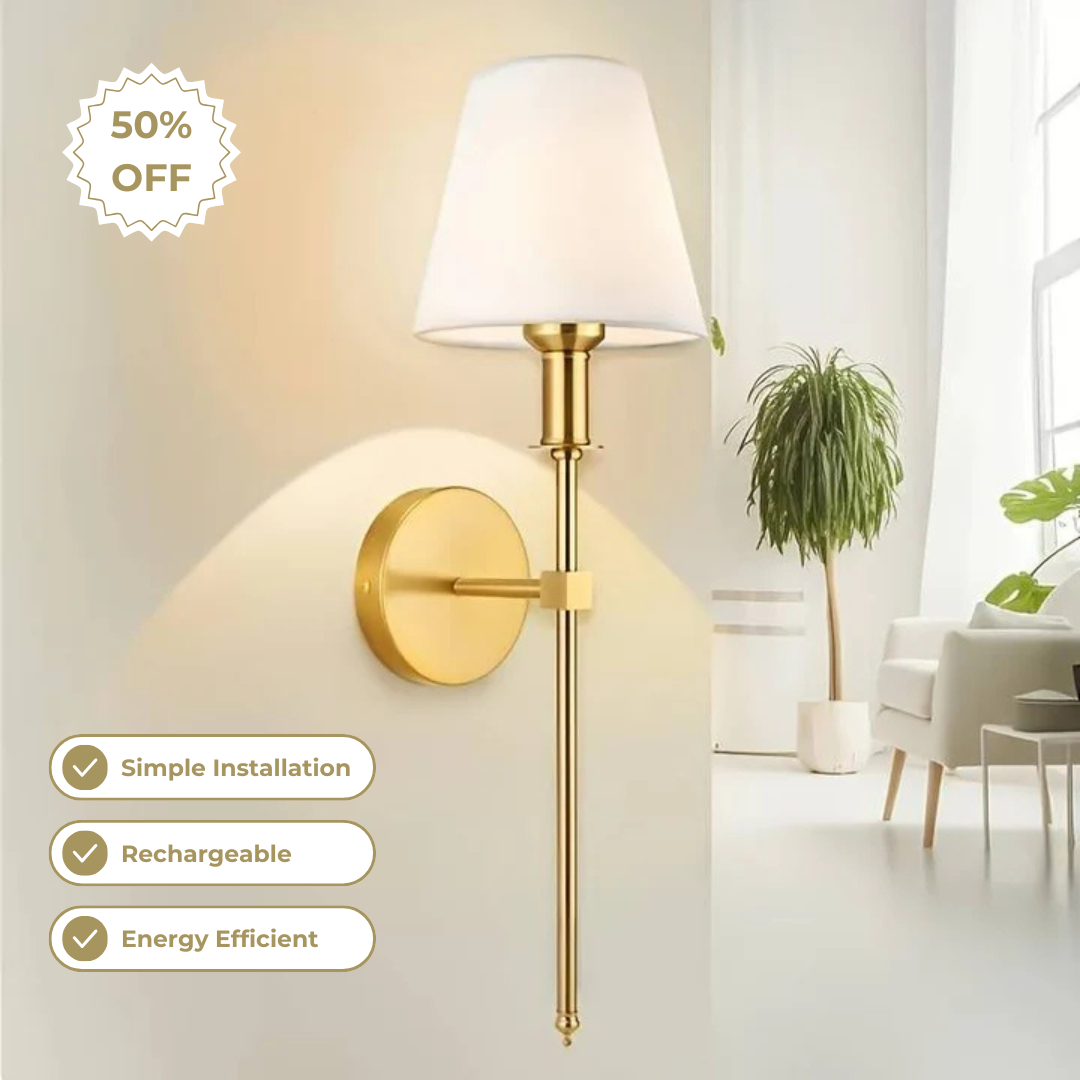 AuraGlow™ – Kabellose Wandleuchte mit sanftem Licht