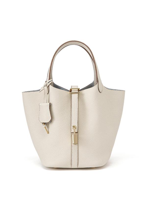 Chic Alltags-Ledertasche
