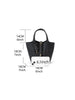 Chic Alltags-Ledertasche